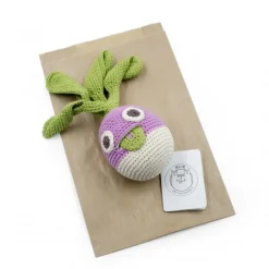 Barney le Navet - hochet en coton bio