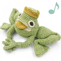 Boite à Musique Richard le Roi Grenouille 100% coton bio