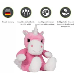 Bouillotte licorne rose