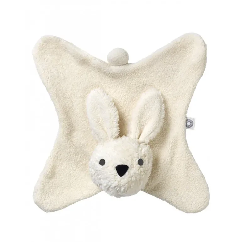 Doudou bio Anika lapin écru