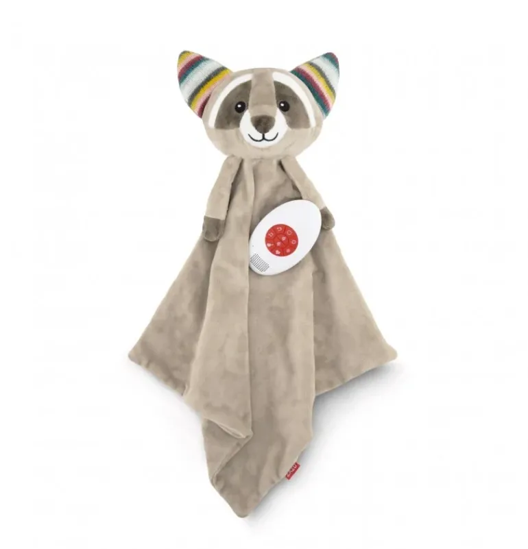 Doudou bruit blanc Robin le raton laveur