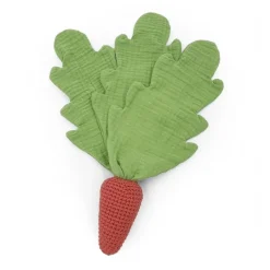 Doudou Carotte 100% coton bio