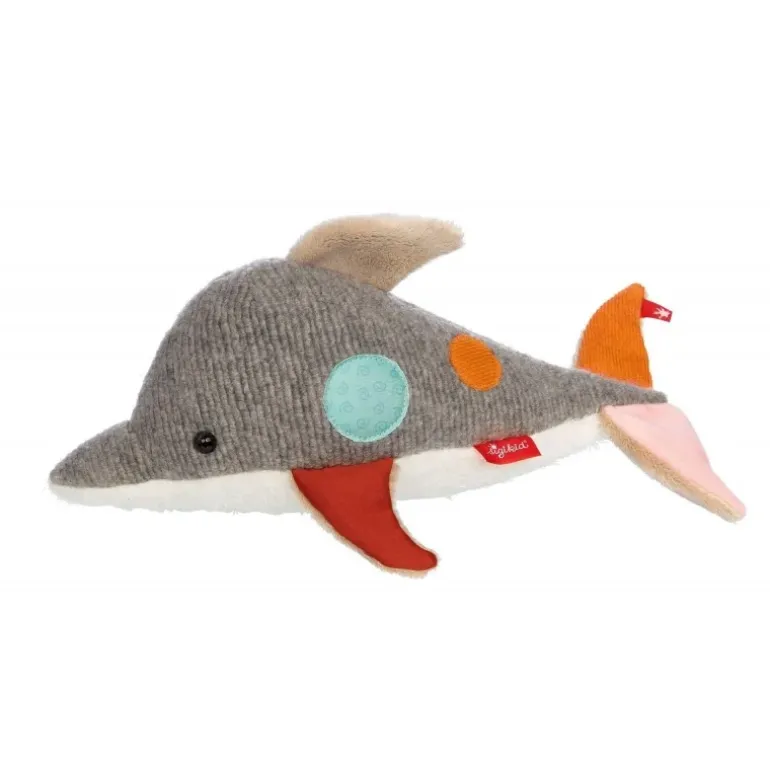 Doudou dauphin Patchwork Sweety