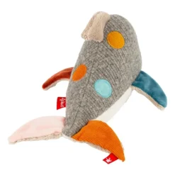 Doudou dauphin Patchwork Sweety