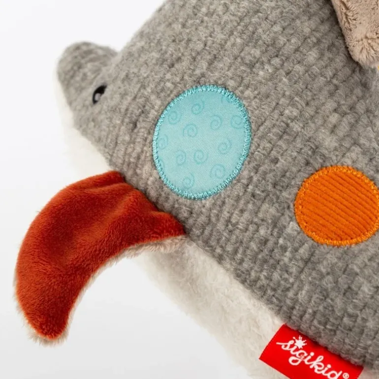 Doudou dauphin Patchwork Sweety
