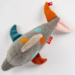 Doudou dauphin Patchwork Sweety