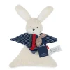 Doudou lapin en coton biologique - 22 cm