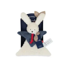 Doudou lapin en coton biologique - 22 cm