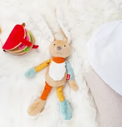 Doudou lapin Patchwork Sweety