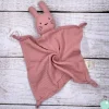 Doudou Lapin Vieux Rose "Marceau"
