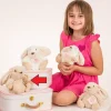 Doudou lapinou Polli - 15 cm