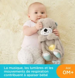 Doudou loutre qui respire "Ma Loutre Câlins"