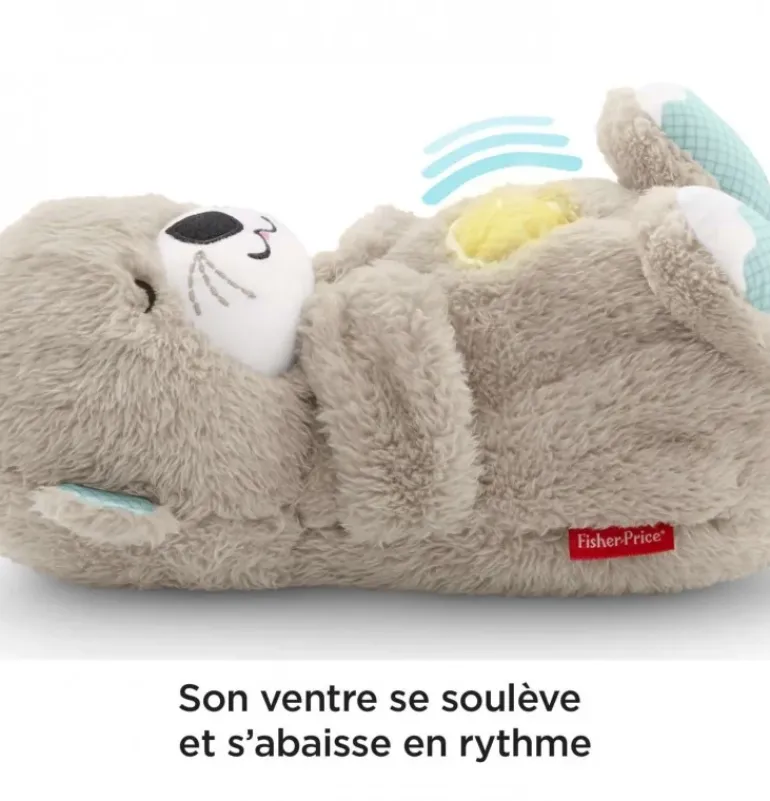 Doudou loutre qui respire "Ma Loutre Câlins"