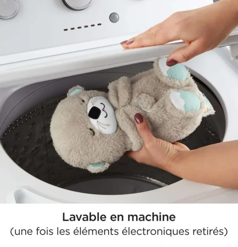 Doudou loutre qui respire "Ma Loutre Câlins"