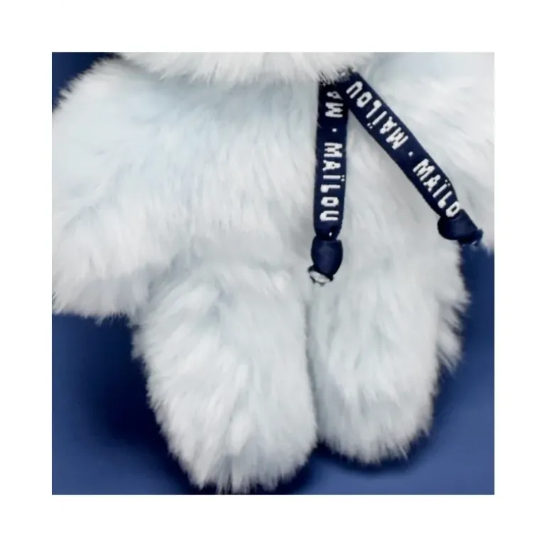 Doudou Ours - LE PETIT FRENCHIE - 20 cm - Bleu