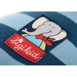 Doudou peluche musicale éléphant Lolo Lombardo, Blue