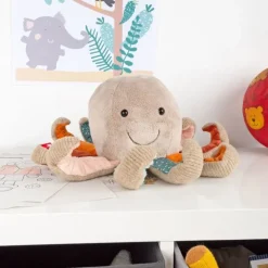 Doudou pieuvre Patchwork Sweety