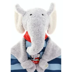 Doudou Plat éléphant Lolo Lombardo