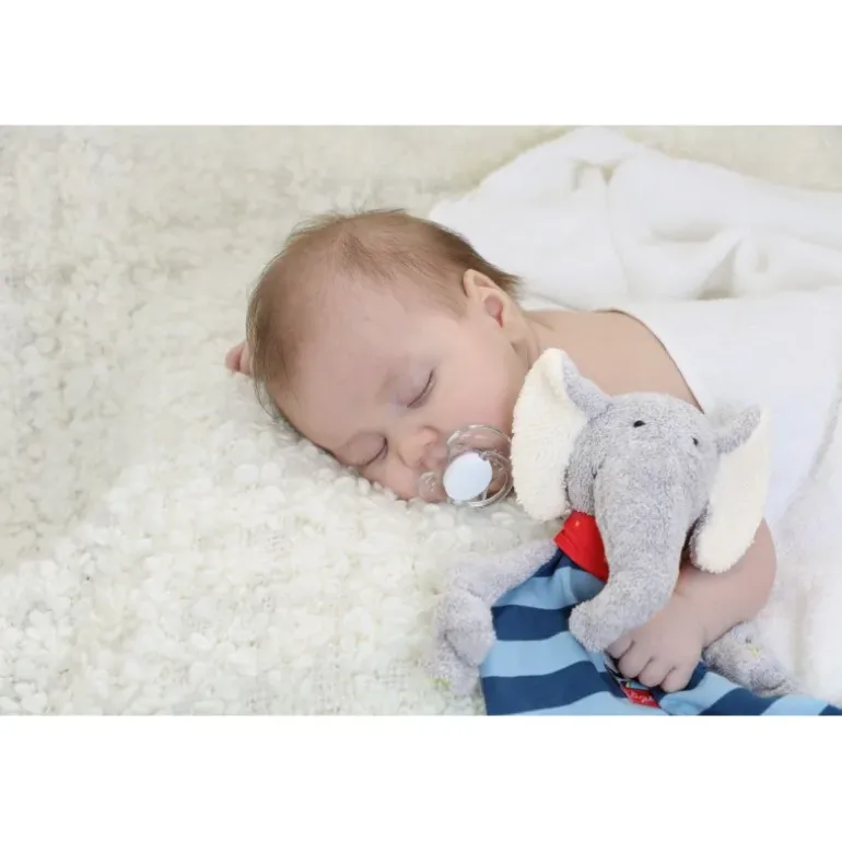 Doudou Plat éléphant Lolo Lombardo