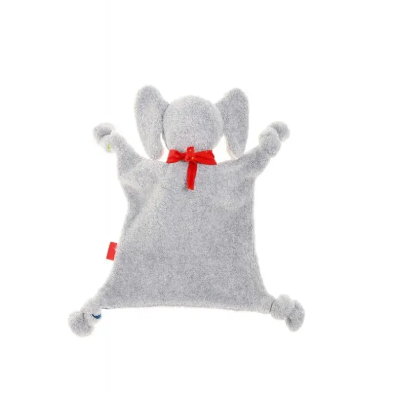 Doudou Plat éléphant Lolo Lombardo