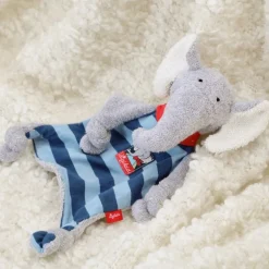 Doudou Plat éléphant Lolo Lombardo