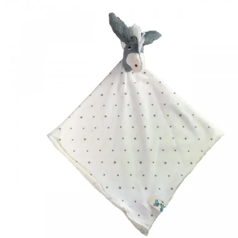 Doudou plat Âne Bio