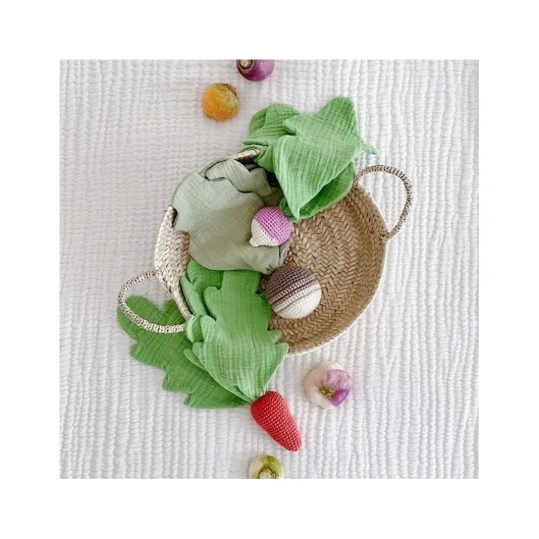 Doudou Radis Rose 100% coton bio