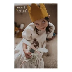 Fée Mathilda avec robe écrue - 35 cm - Picca Loulou