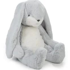 Grande peluche lapin gris- 50 cm