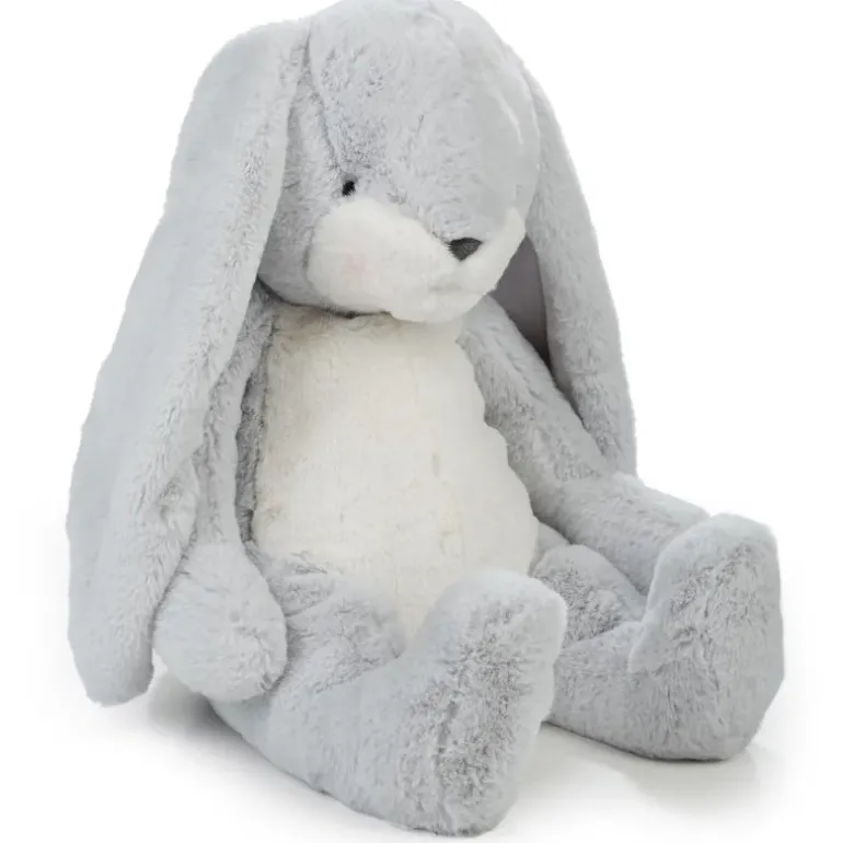 Grande peluche lapin gris- 50 cm