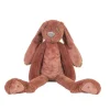 Grande peluche Lapin Richie couleur rouille - 58 cm