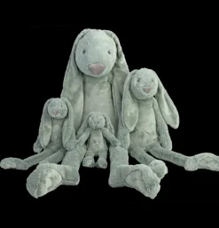 Grande peluche Lapin Richie vert - 58 cm