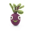Hochet Mini Betterave Betty en coton bio