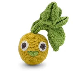 Hochet navet boule d'or Alain en coton bio