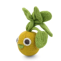 Hochet navet boule d'or Alain en coton bio