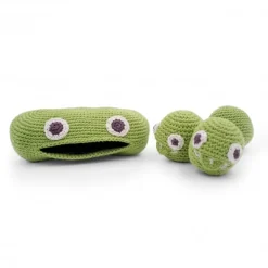 Hochet Petit Pois 100% coton bio