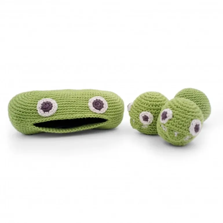 Hochet Petit Pois 100% coton bio