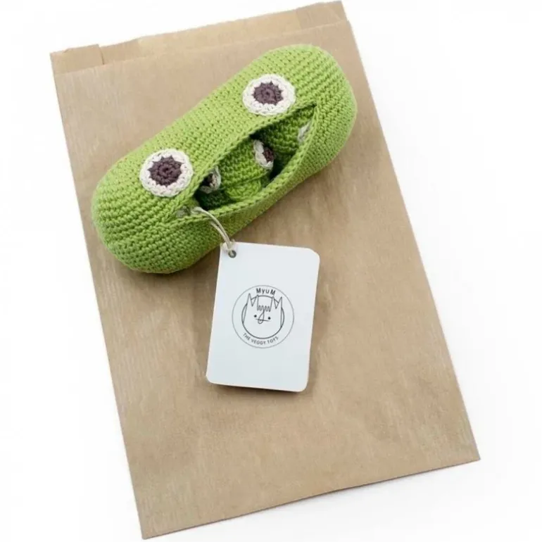 Hochet Petit Pois 100% coton bio