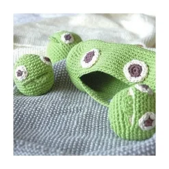 Hochet Petit Pois 100% coton bio