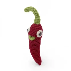 Hochet piment Willy en coton bio