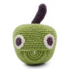 Hochet pomme Newton en coton bio