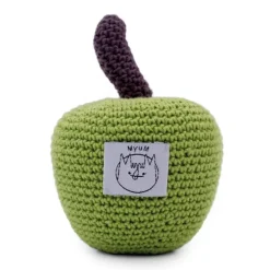 Hochet pomme Newton en coton bio