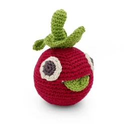 Hochet tomate Thomas en coton bio