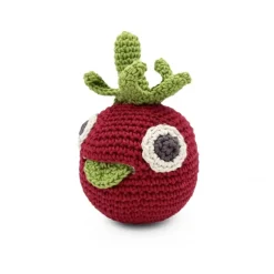 Hochet tomate Thomas en coton bio
