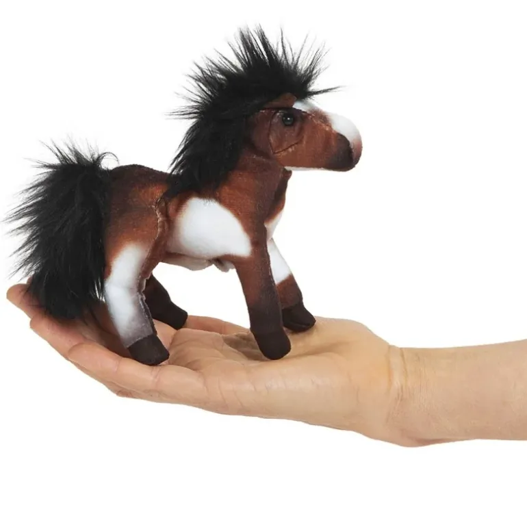 Mini marionnette à doigt cheval