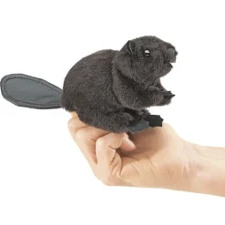 Mini Marionnette à doigt Castor
