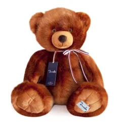 Ours en peluche - L'OURS FRANCAIS - 50 cm - Caramel
