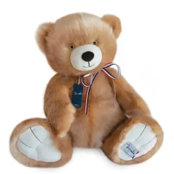 Ours en peluche - L'OURS FRANCAIS 35 cm - Champagne