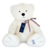 Ours en peluche - L'OURS FRANCAIS - 50 cm - Blanc poudré