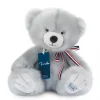 Ours en peluche - L'OURS FRANCAIS - 50 cm - Gris Perle